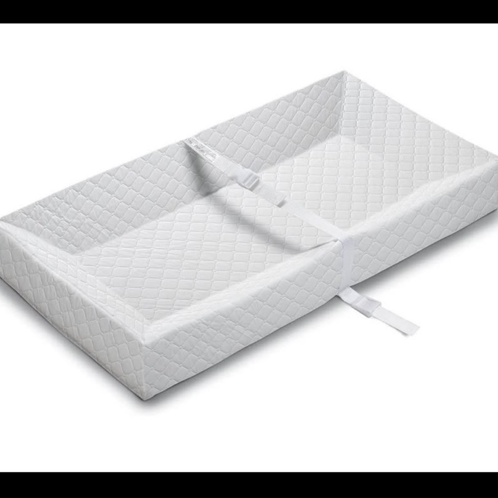 White Quilted Changing Pad